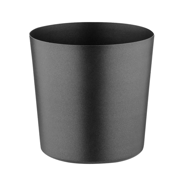 Garcia de pou TARRINA FRITOS 'ARTINOX' 430 ML Ø 8 5x8 5 NEGRO INOX (1 UNID.)