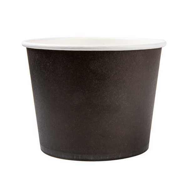 Garcia De Pou TARRINAS 1000 ML 300 + 18 PE G/M2 Ø13 5x10 4 CM NEGRO CARTONCILLO (500 UNID.)