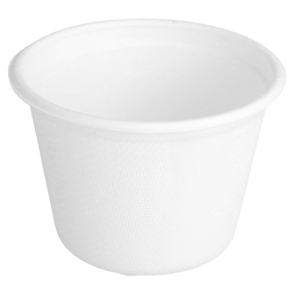 Garcia de pou TARRINAS 'BIONIC' 140 ML Ø 7 7x5 3 CM BLANCO BAGAZO (1000 UNID.)