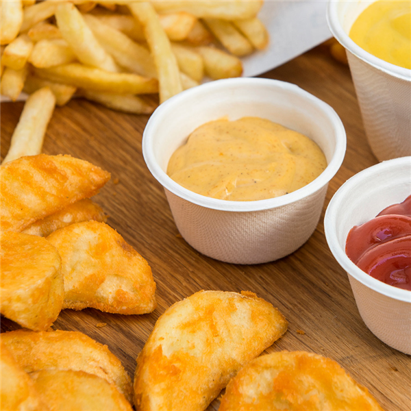 Garcia De Pou TARRINAS 'BIONIC' 55 ML Ø 6x3 CM BLANCO BAGAZO (1000 UNID.)