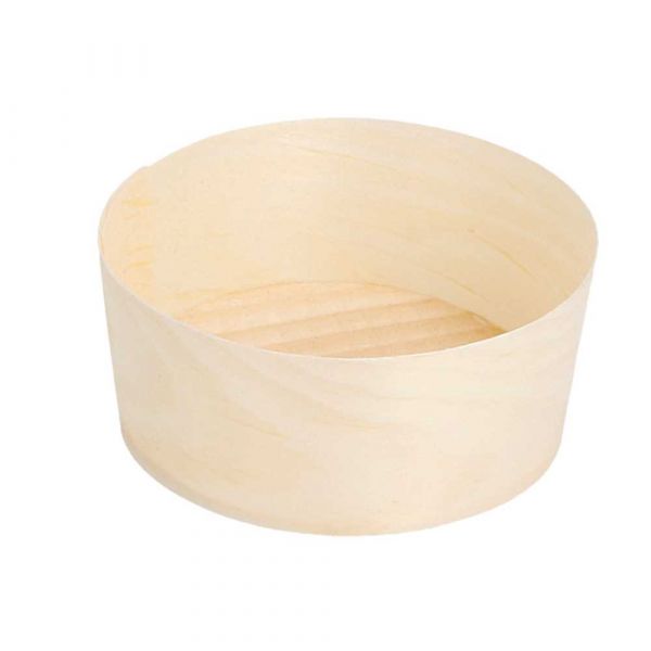 Garcia de pou TARRINAS DE HOJUELA DE ÁLAMO Ø 5 5x2 2 CM NATURAL MADERA (100 UNID.)