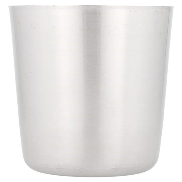 Garcia De Pou TARRINAS FRITAS CLÁSICOS LISOS Ø 8 5x8 5 CM PLATEADO INOX (12 UNID.)