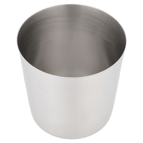 Garcia De Pou TARRINAS FRITAS CLÁSICOS LISOS Ø 8 5x8 5 CM PLATEADO INOX (12 UNID.)