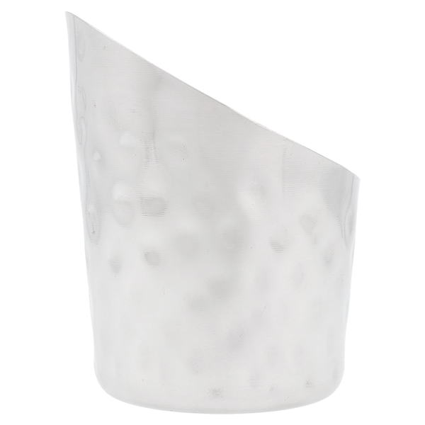 Garcia De Pou TARRINAS FRITAS TRUNCADAS MARTILLEADAS 'ARTINOX' Ø 8 5x8 5 CM PLATEADO INOX (12 UNID.)