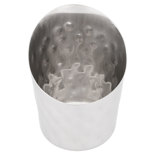Garcia De Pou TARRINAS FRITAS TRUNCADAS MARTILLEADAS 'ARTINOX' Ø 8 5x8 5 CM PLATEADO INOX (12 UNID.)