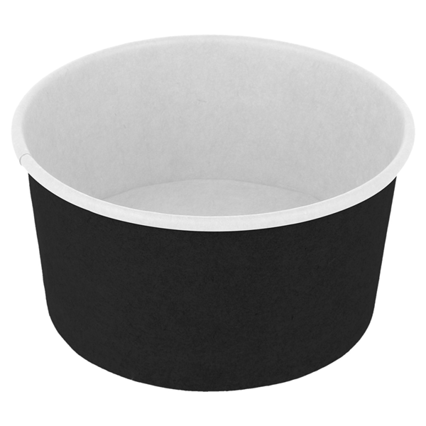 Garcia de pou TARRINAS HELADOS 150 ML 250 + 18PE G/M2 Ø 8 5x4 5 CM NEGRO CARTONCILLO (2000 UNID.)