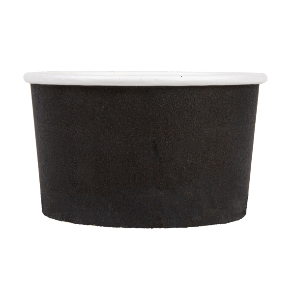 Garcia De Pou TARRINAS HELADOS 180 ML 250 + 18PE G/M2 Ø 8 7x5 2 CM NEGRO CARTONCILLO (2000 UNID.)