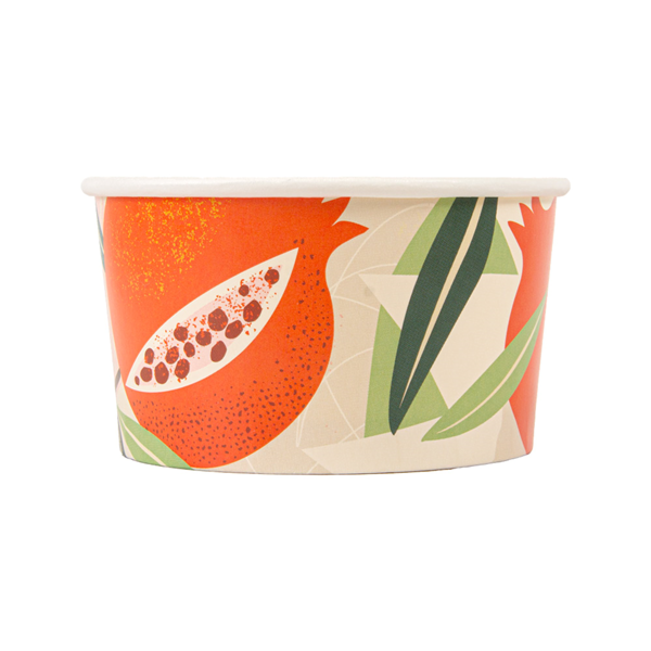 Garcia De Pou TARRINAS HELADOS 'AMALFI' 150 ML 250 + 18 PE G/M2 Ø8 5x4 5 CM BLANCO CARTONCILLO (2000 UNID.)