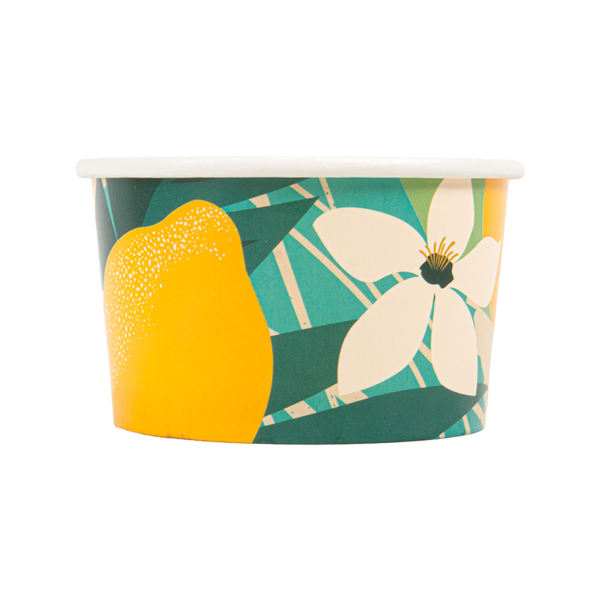 Garcia De Pou TARRINAS HELADOS 'AMALFI' 180 ML 250 + 18 PE G/M2 Ø 8 7x5 2 CM BLANCO CARTONCILLO (2000 UNID.)