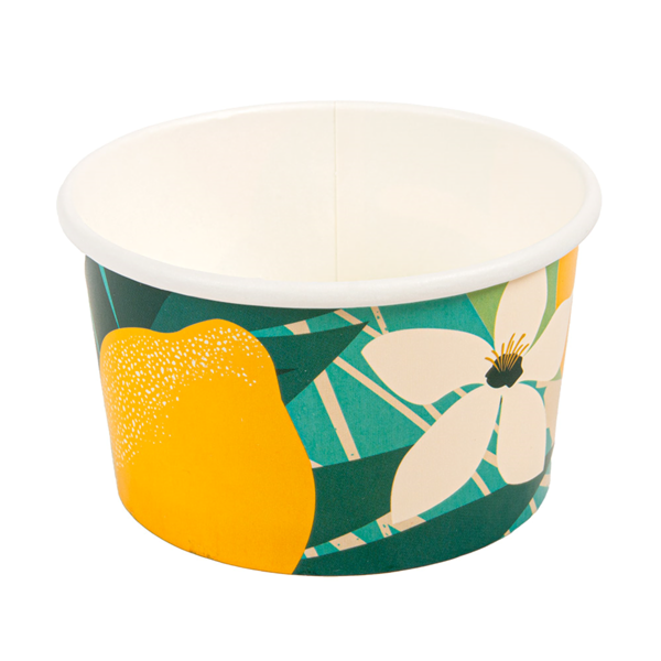 Garcia de pou TARRINAS HELADOS 'AMALFI' 180 ML 250 + 18 PE G/M2 Ø 8 7x5 2 CM BLANCO CARTONCILLO (2000 UNID.)