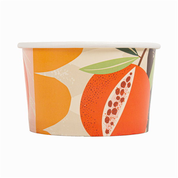 Garcia De Pou TARRINAS HELADOS 'AMALFI' 240 ML 250 + 18 PE G/M2 Ø 9 4x5 5 CM BLANCO CARTONCILLO (2000 UNID.)