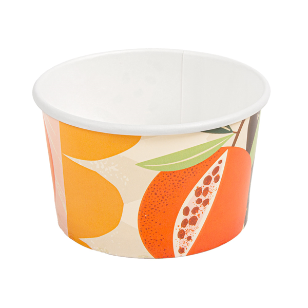 Garcia de pou TARRINAS HELADOS 'AMALFI' 240 ML 250 + 18 PE G/M2 Ø 9 4x5 5 CM BLANCO CARTONCILLO (2000 UNID.)