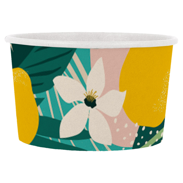 Garcia de pou TARRINAS HELADOS 'AMALFI' 300 ML 250 + 18 PE G/M2 Ø10x5 5 CM BLANCO CARTONCILLO (2000 UNID.)