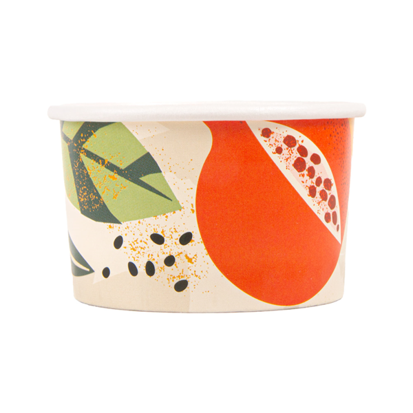 Garcia De Pou TARRINAS HELADOS 'AMALFI' 70 ML 210 + 18 PE G/M2 Ø6 5x3 9 CM BLANCO CARTONCILLO (2000 UNID.)