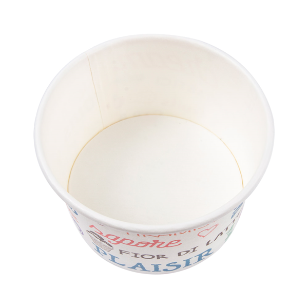 Garcia De Pou TARRINAS HELADOS 'PAROLE' 120 ML 210 + 18 PE G/M2 Ø7 7x4 7 CM BLANCO CARTONCILLO (2000 UNID.)