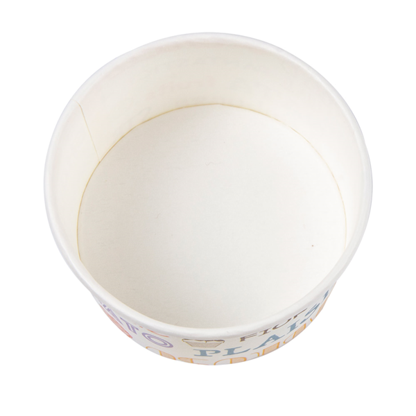 Garcia De Pou TARRINAS HELADOS 'PAROLE' 90 ML 210 + 18 PE G/M2 Ø7 2x4 CM BLANCO CARTONCILLO (2000 UNID.)