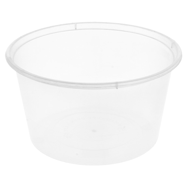 Garcia de pou TARRINAS INYECTADAS MICROONDABLES 475 ML Ø 11 5x6 5 CM TRANSPARENTE PP (500 UNID.)