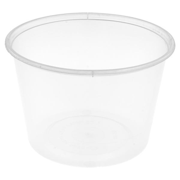 Garcia de pou TARRINAS INYECTADAS MICROONDABLES 525 ML Ø 11 5x8 CM TRANSPARENTE PP (500 UNID.)