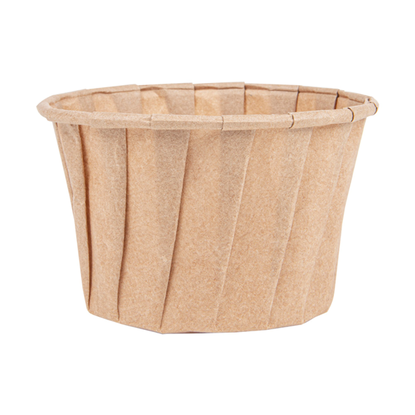 Garcia De Pou TARRINAS PAPEL PLISADO 100 ML (3 2 Oz) 80 G/M2 Ø6 6/5x4 2 CM NATURAL PERG. ANTIGRASAS (250 UNID.)