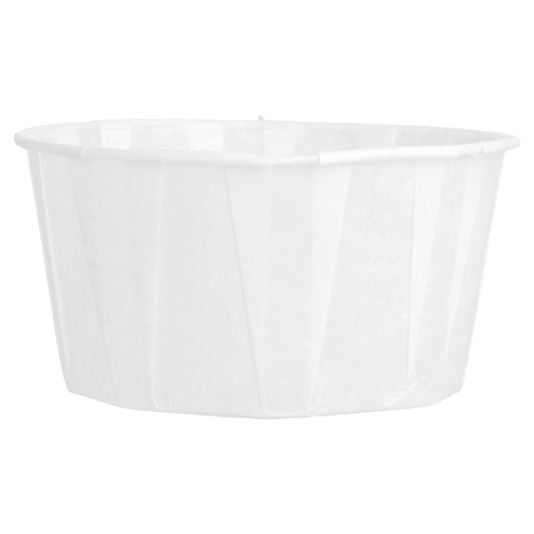 Garcia De Pou TARRINAS PAPEL PLISADO 165 ML (5 5 Oz) 80 G/M2 Ø8/6x4 3 CM BLANCO PERG. ANTIGRASAS (250 UNID.)
