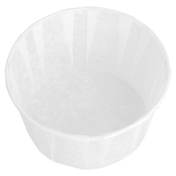 Garcia De Pou TARRINAS PAPEL PLISADO 165 ML (5 5 Oz) 80 G/M2 Ø8/6x4 3 CM BLANCO PERG. ANTIGRASAS (250 UNID.)
