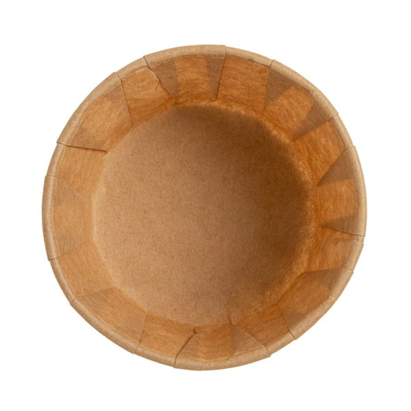 Garcia De Pou TARRINAS PAPEL PLISADO 165 ML (5 5 Oz) 80 G/M2 Ø8/6x4 3 CM NATURAL PERG. ANTIGRASAS (250 UNID.)