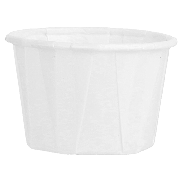 Garcia De Pou TARRINAS PAPEL PLISADO 30 ML (1 Oz) 80 G/M2 Ø4 4/3 1x2 8 CM BLANCO PERG. ANTIGRASAS (250 UNID.)