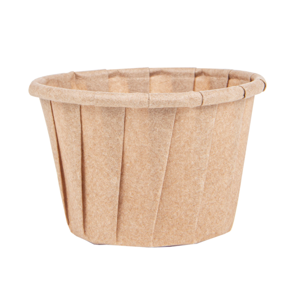 Garcia De Pou TARRINAS PAPEL PLISADO 30 ML (1 Oz) 80 G/M2 Ø4 4/3 1x2 8 CM NATURAL PERG. ANTIGRASAS (250 UNID.)