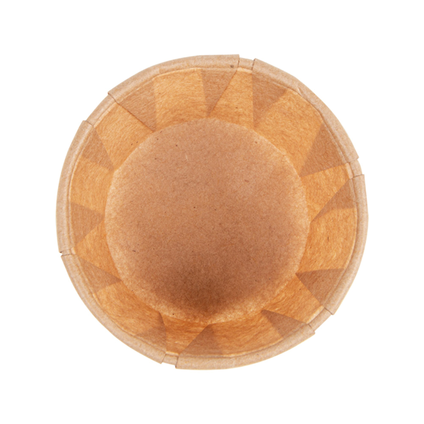 Garcia De Pou TARRINAS PAPEL PLISADO 60 ML 80 G/M2 Ø5 5/3 9x3 5 CM NATURAL PERG. ANTIGRASAS (250 UNID.)