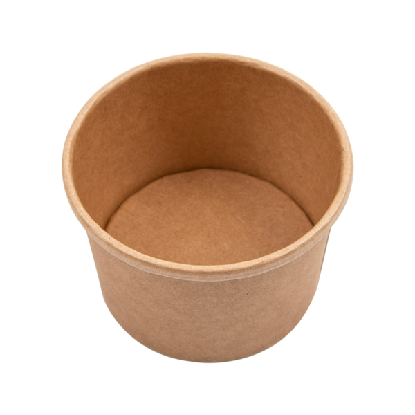 Garcia De Pou TARRINAS +TAPAS 240 ML - 8 Oz 300 + 18 PE G/M2 Ø9/7 5x6 CM NATURAL KRAFT (250 UNID.)