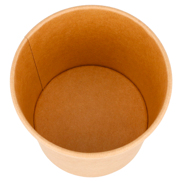 Garcia De Pou TARRINAS + TAPAS 360 ML - 12 Oz 300 + 18 PE G/M2 Ø 9/7 3x8 6 CM NATURAL KRAFT (250 UNID.)