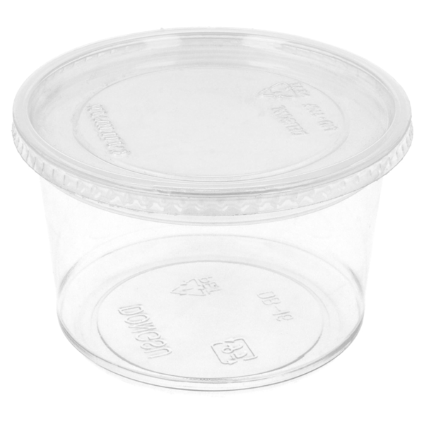 Garcia De Pou TARRINAS + TAPAS 375 ML Ø11 7x6 1 CM TRANSPARENTE PET (250 UNID.)