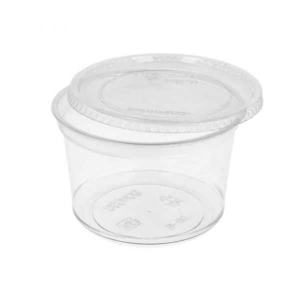 Garcia de pou TARRINAS + TAPAS 375 ML Ø11 7x6 1 CM TRANSPARENTE PET (250 UNID.)