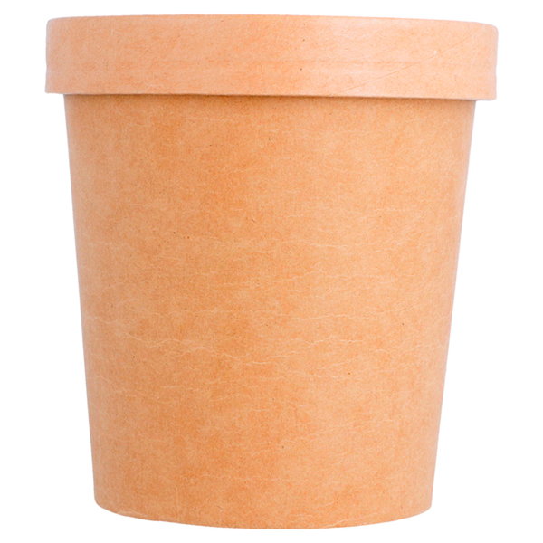 Garcia De Pou TARRINAS + TAPAS 480 ML - 16 Oz 320 + 18 PE G/M2 Ø 9 8/7 5x10 CM NATURAL KRAFT (250 UNID.)