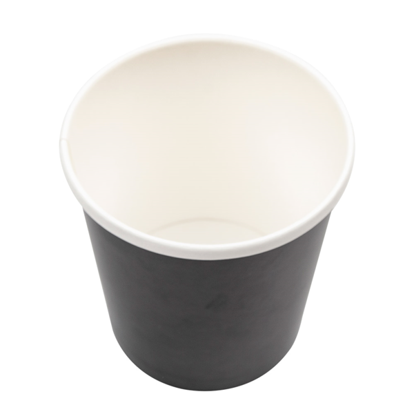 Garcia De Pou TARRINAS + TAPAS 480 ML - 16 Oz 320 + 18 PE G/M2 Ø9 7/7 5x10 CM NEGRO CARTÓN (250 UNID.)