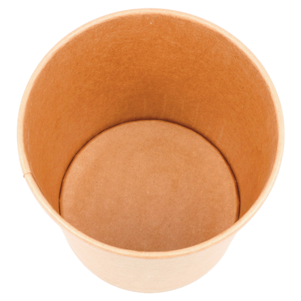 Garcia De Pou TARRINAS + TAPAS 780 ML - 26 Oz 330 + 18 PE G/M2 Ø11 6/9 3x11 CM NATURAL KRAFT (250 UNID.)