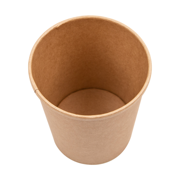 Garcia De Pou TARRINAS + TAPAS 960 ML - 32 Oz 330 + 18 PE G/M2 Ø11 7/9x13 5 CM NATURAL KRAFT (250 UNID.)