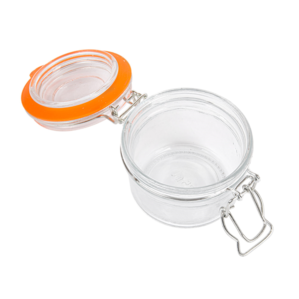 Garcia De Pou TARRO ALMACENAR + CIERRE CLIP 125 ML Ø 8 3x7 CM TRANSPARENTE CRISTAL (48 UNID.)