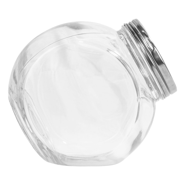 Garcia De Pou TARRO ALMACENAR INCLINADO 'WAKI GLASS' 4430 ML 22 5x15x22 5 CM TRANSPARENTE CRISTAL (6 UNID.)