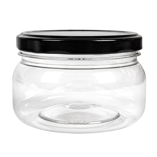 Garcia De Pou TARRO CON TAPA 250 ML Ø10x6 5 CM TRANSPARENTE PET (154 UNID.)