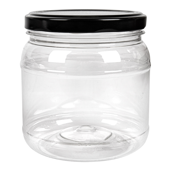 Garcia De Pou TARRO CON TAPA 500 ML Ø10x10 5 CM TRANSPARENTE PET (88 UNID.)