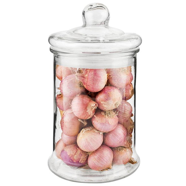 Garcia de pou TARRO PARA ALMACENAR CILÍNDRICO 4350 Ø 19x34 CM TRANSPARENTE CRISTAL (4 UNID.)