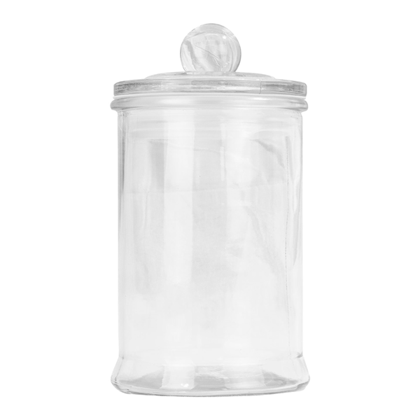 Garcia de pou TARRO PARA ALMACENAR CILÍNDRICO 'WAKI GLASS' 650 ML Ø 10x18 3 CM TRANSPARENTE CRISTAL (24 UNID.)