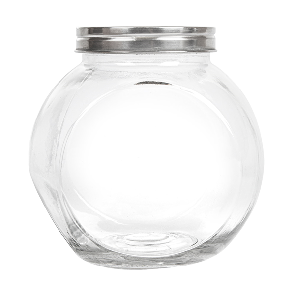 Garcia De Pou TARRO PARA ALMACENAR ESFÉRICO 'WAKI GLASS' 1 7 L 16x11 5x16 CM TRANSPARENTE CRISTAL (12 UNID.)