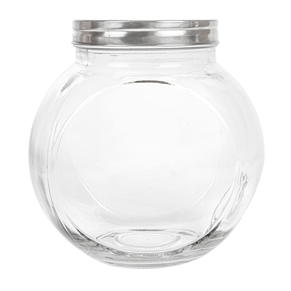 Garcia De Pou TARRO PARA ALMACENAR ESFÉRICO 'WAKI GLASS' 3 L 19 5x13 5x19 5 CM TRANSPARENTE CRISTAL (6 UNID.)