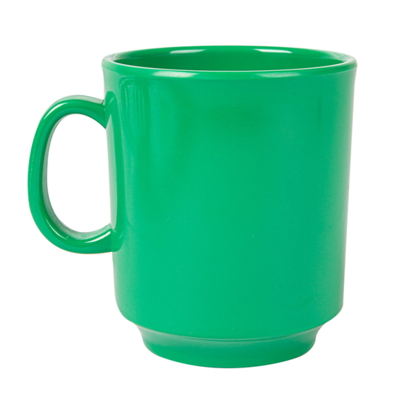 Garcia De Pou TAZAS CAFÉ 240 ML Ø 8x9 CM VERDE MELAMINA (12 UNID.)
