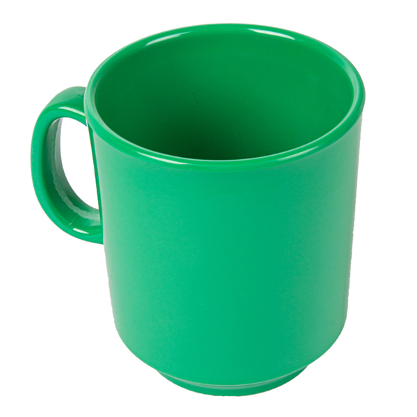 Garcia de pou TAZAS CAFÉ 240 ML Ø 8x9 CM VERDE MELAMINA (12 UNID.)