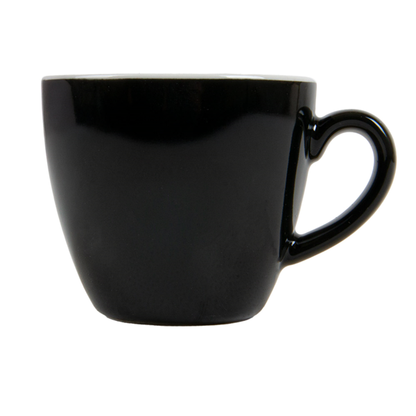 Garcia De Pou TAZAS CAFÉ 'AKALA' 100 ML Ø8/6 6x5 8 CM NEGRO/BLANCO PORCELANA (6 UNID.)