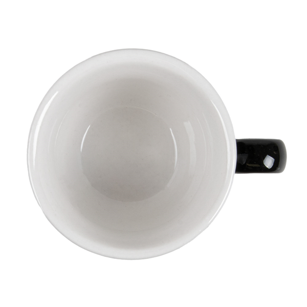 Garcia De Pou TAZAS CAFÉ 'AKALA' 100 ML Ø8/6 6x5 8 CM NEGRO/BLANCO PORCELANA (6 UNID.)