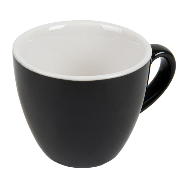 Garcia de pou TAZAS CAFÉ 'AKALA' 100 ML Ø8/6 6x5 8 CM NEGRO/BLANCO PORCELANA (6 UNID.)
